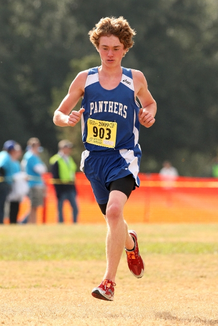 2009 CIF XC Boys D5-081.JPG - 2009 California CIF Cross Country Championships, Woodward Park, Fresno, California